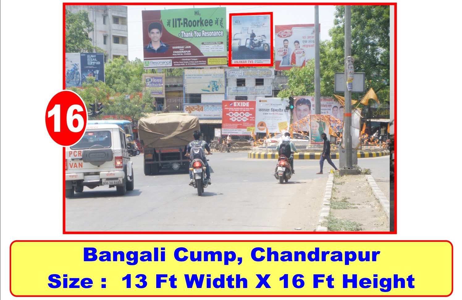 Bangali Camp hoarding